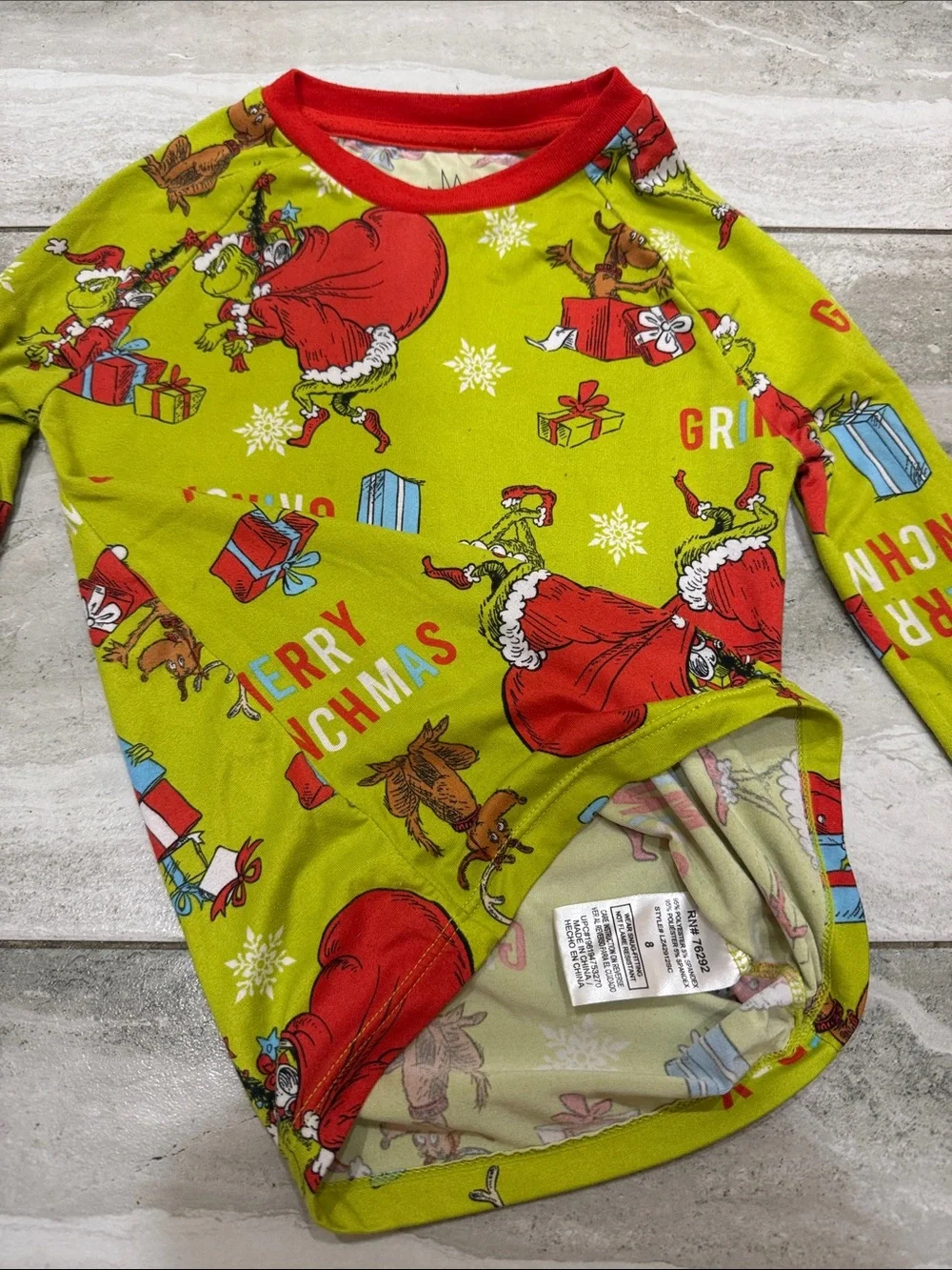 The Grinch subtle staining